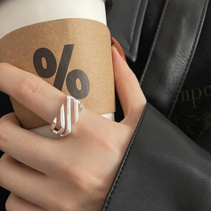 Wholesale Hollowed-out multi-layered twill ring