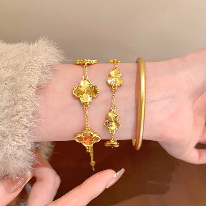 Wholesale Four-leaf clover bracelet