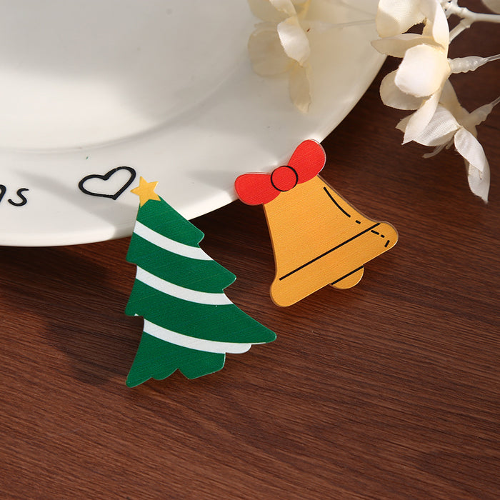 Wholesale Christmas Santa Reindeer Cartoon Duckbill Hair Clips Acetate Fashion Hair Accessory