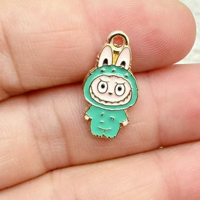 Wholesale 10pcs Alloy Oil Drip DIY Earrings,  Keychains,  Necklaces Pendant