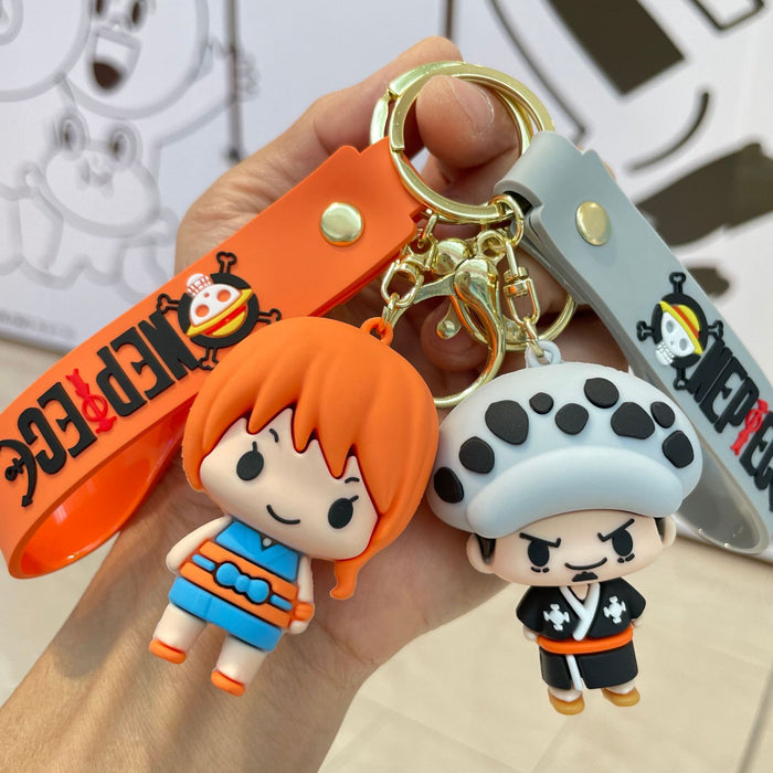 Wholesale Anime keychain, backpack pendant, cartoon doll, car keychain accessory store, doll machine, small gift