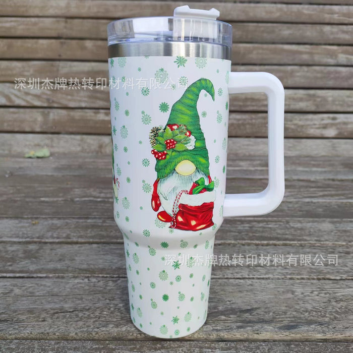 Wholesale Christmas Stainless Steel Tumbler Insulated Car Cup 40oz Car Ice Cream Cup JDC-CUP-JiePai001