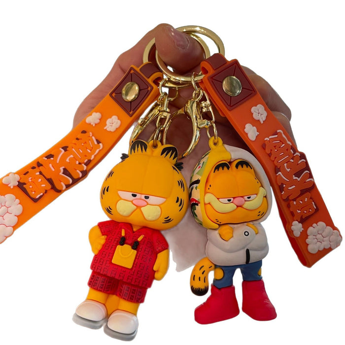 Wholesale Creative Cartoon Keychain Cute Cat Doll Bag Pendant Couple Keychain Small Gift Wholesale