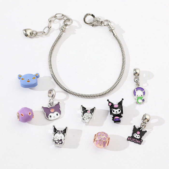 Wholesale Cartoon Cute Anime Alloy Beaded Bracelet JDC-BT-ZhuoS004