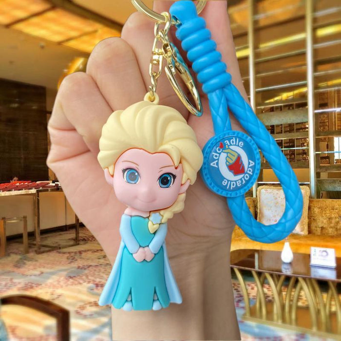 Wholesale Silicone Cartoon Doll Keychain JDC-KC-MingT098