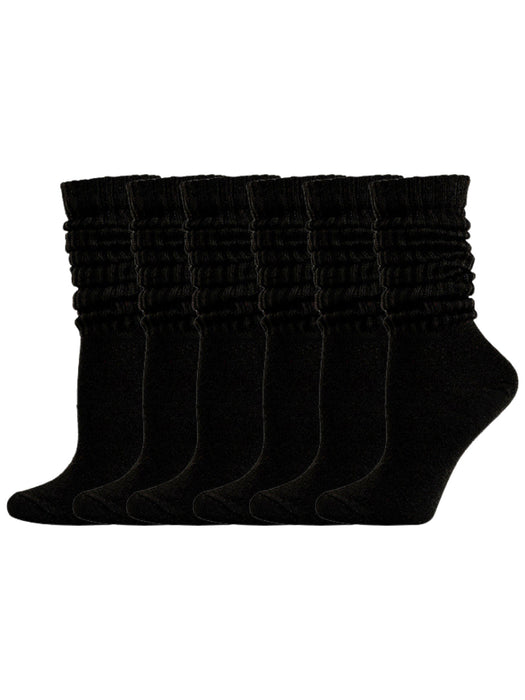 Wholesale American style long tube socks for women spring and autumn solid color autumn and winter thick warm calf socks