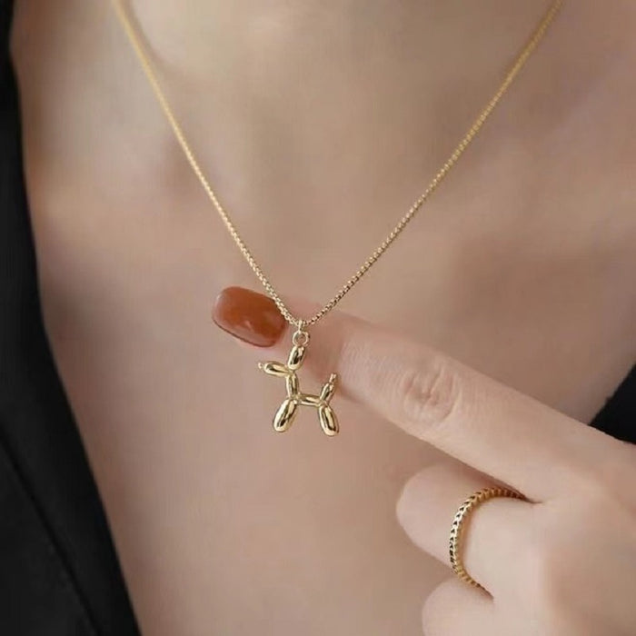 Wholesale Simple, personalized, cute necklace, women's collarbone chain, light luxury, niche design, high-end necklace accessories