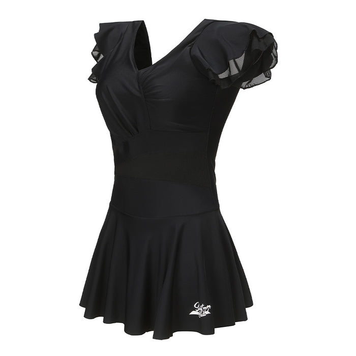 Wholesale New one-piece swimsuit with a high-end feel, specifically designed for hot spring swimming clothes and skirts