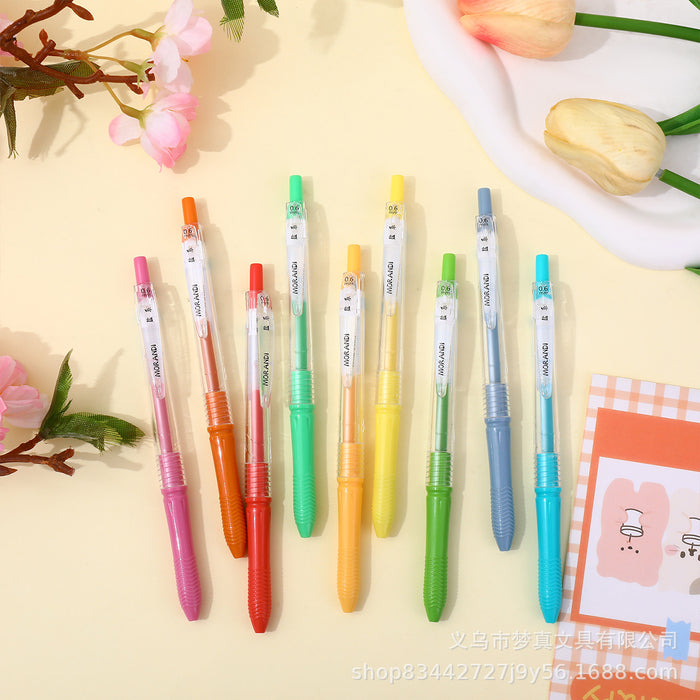 Wholesale 9pcs/ box Painting Hand Account Pen Set Large Capacity Color Press Pen