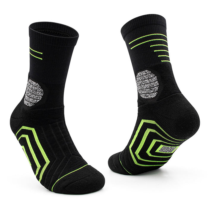 Wholesale Middle tube football socks, children's anti slip socks, thickened towel bottom sports socks, looped socks