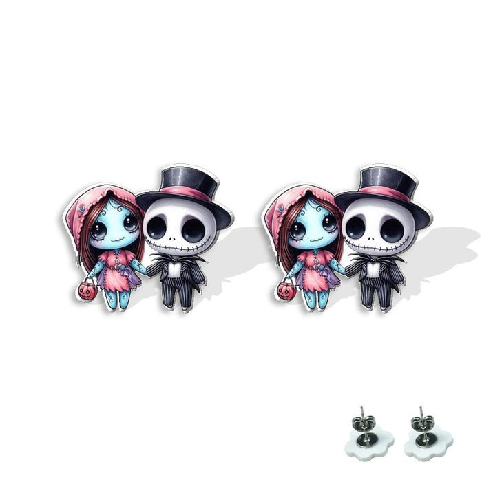 Wholesale  earrings heat shrink earrings acrylic earrings