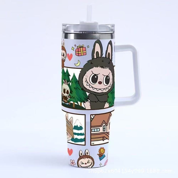 Wholesale 40oz tumbler ice bullies cup 304 stainless steel car cup with straw