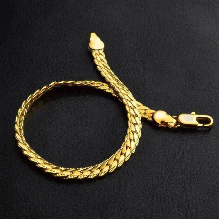Wholesale gold plated side bracelet