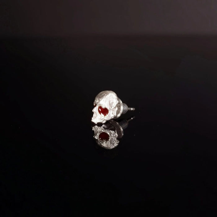 Wholesale  Sweet Cool Style Love Skull Mini Earrings