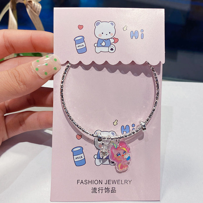 Wholesale cartoon children' s independent packaging student bracelet