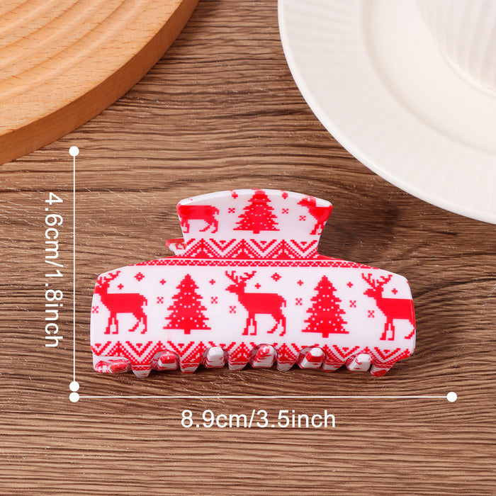 Wholesale Ornament Christmas red grab clip