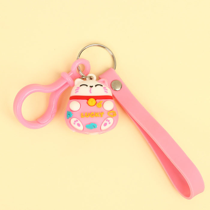 Wholesale Cute Silicone Doll Car Pendant Bag Pendant JDC-KC-Aohong009