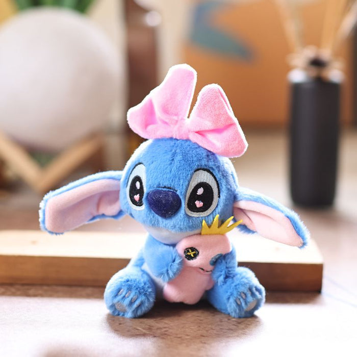 Wholesale Cute cartoon pendant plush toy alien doll bag pendant keychain doll