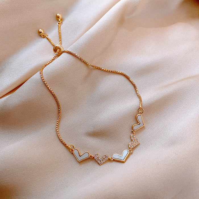 Wholesale Cat's eye stone bracelet girls fashion temperament  zircon jewelry