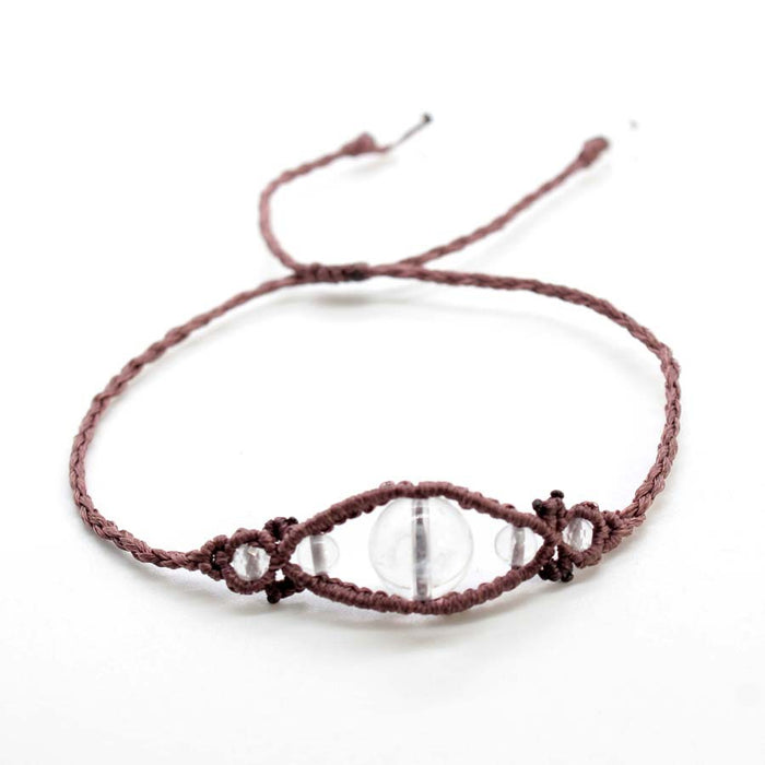 Wholesale Angel Eye Handmade Crystal Bead Bracelet Adjustable Retro New Chinese Style Jewelry Accessory Unisex Casual Gift