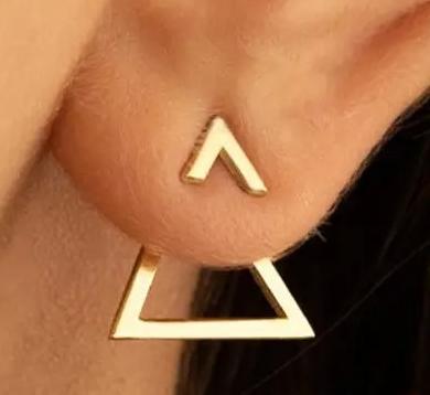 Wholesale Stainless Steel Gold Geometri Earrings