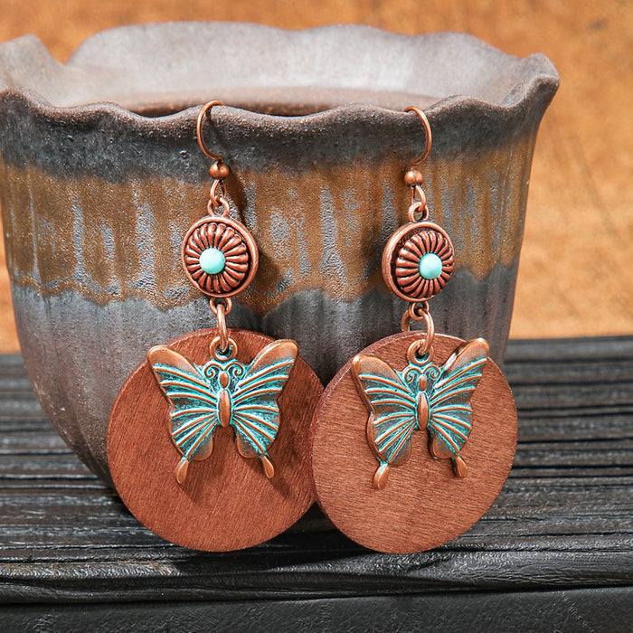 Wholesale Bohemian Tassel Geometric Earrings - Retro Ethnic Style Fashion Accessory MOQ≥2