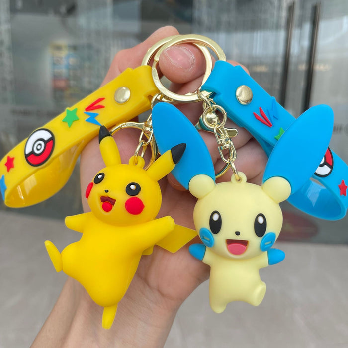Wholesale Keychain cartoon pendant keychain couple gift