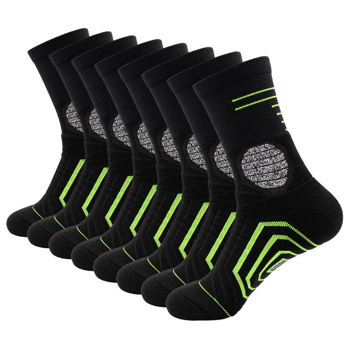 Wholesale Middle tube football socks, children's anti slip socks, thickened towel bottom sports socks, looped socks