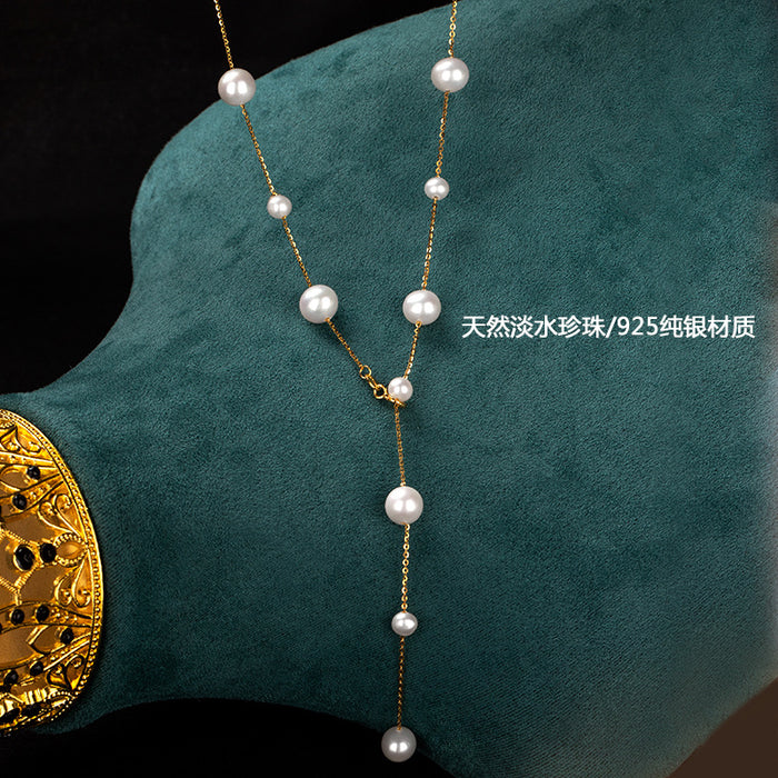 Wholesale Pearl necklace, versatile for women, niche collarbone chain, necklace accessory