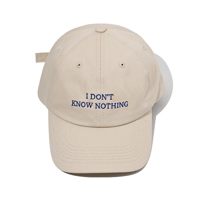 Wholesale Baseball cap embroidered letters duckbill cap soft top sun hat