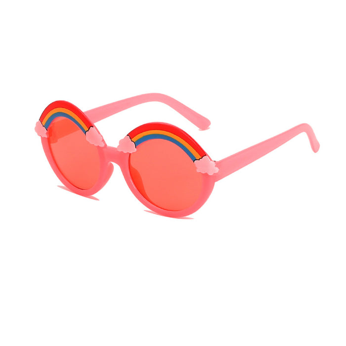 Wholesale Cartoon Children's Anti-UV Rainbow PC Sunglasses JDC-SG-ZS014