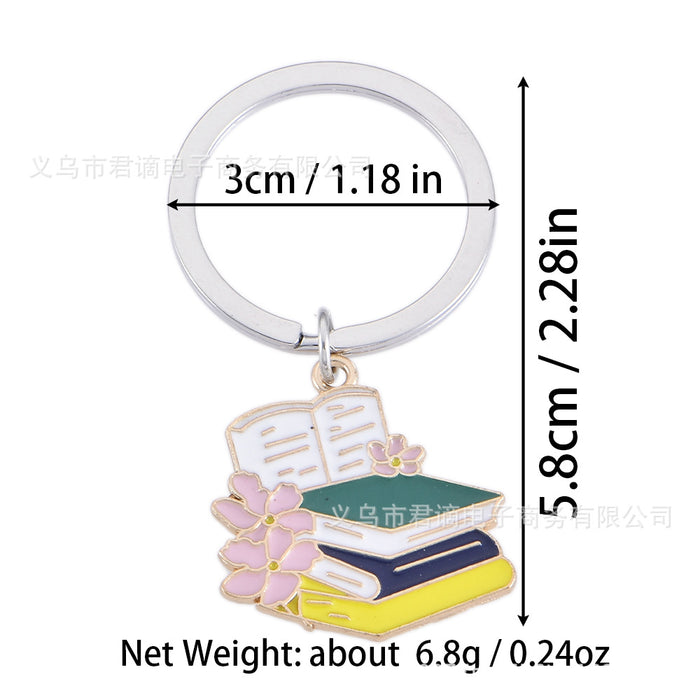 Wholesale Keychain Small Pendant Gift Bag Decoration Metal Oil Dripping Accessories