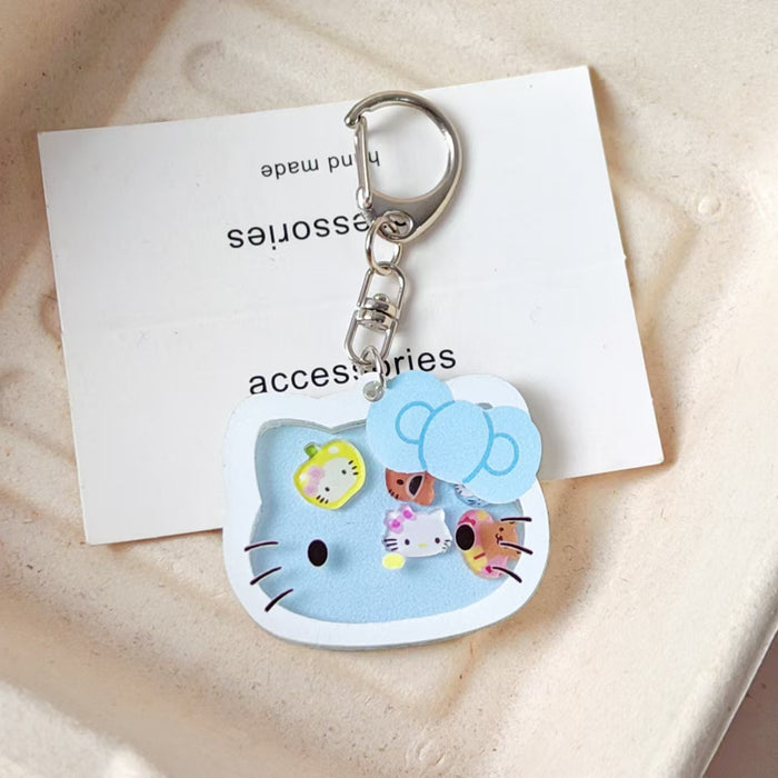 Wholesale Cartoon Cute High-value Keychain Acrylic Factory Bag Pendant Accessories Girlfriend Gift