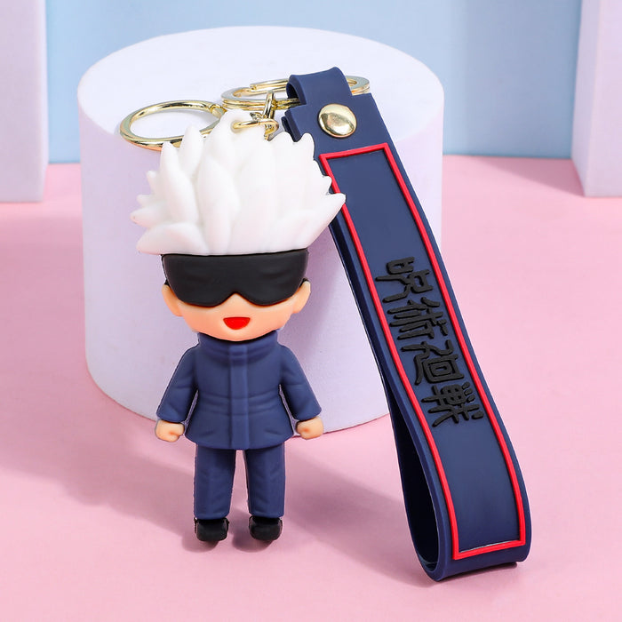 Wholesale pvc Doll Silicone Keychain Cute Keychain