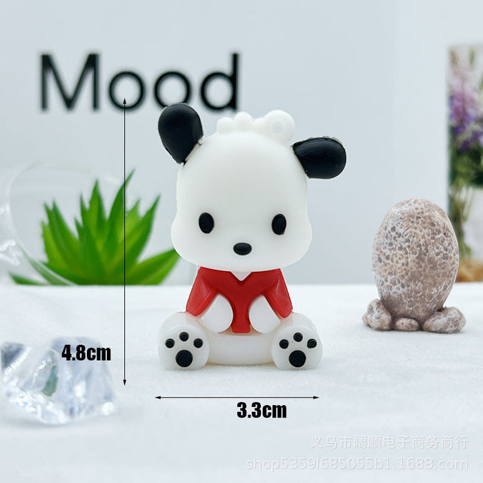 Wholesale Cartoon  Keychain Doll Pendant Cream Glue Phone Case