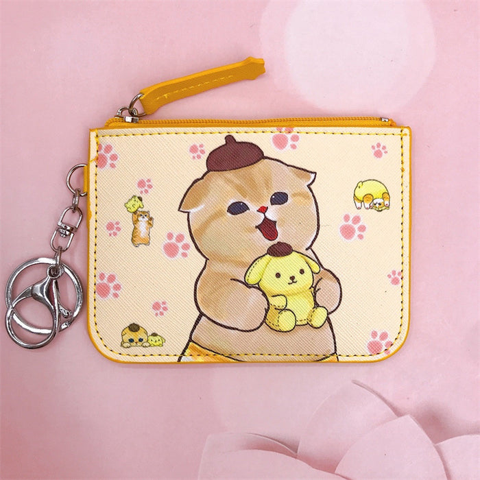 Wholesale PU Cartoon Printing Card Holder Coin Purse JDC-WT-YaLL016