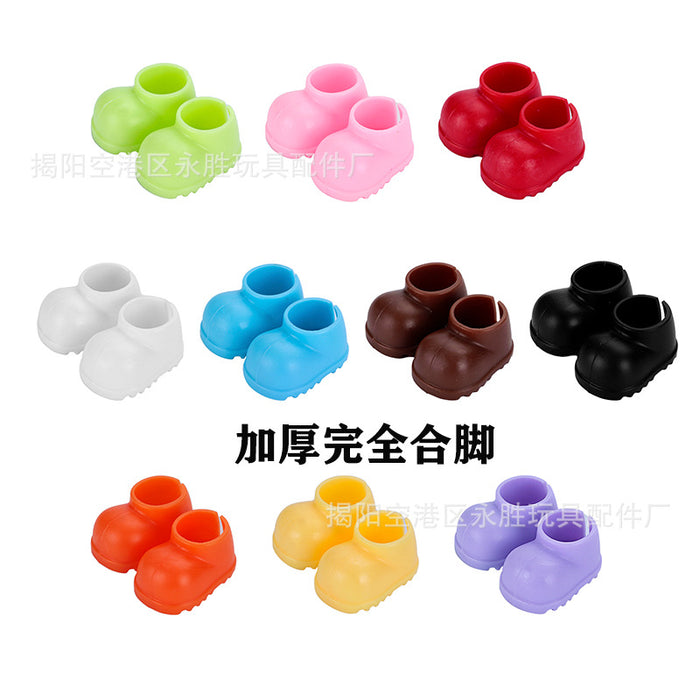 Wholesale Doll clothes Keychain Hanging Cotton Doll Dress up Shoes Boots with Pendant