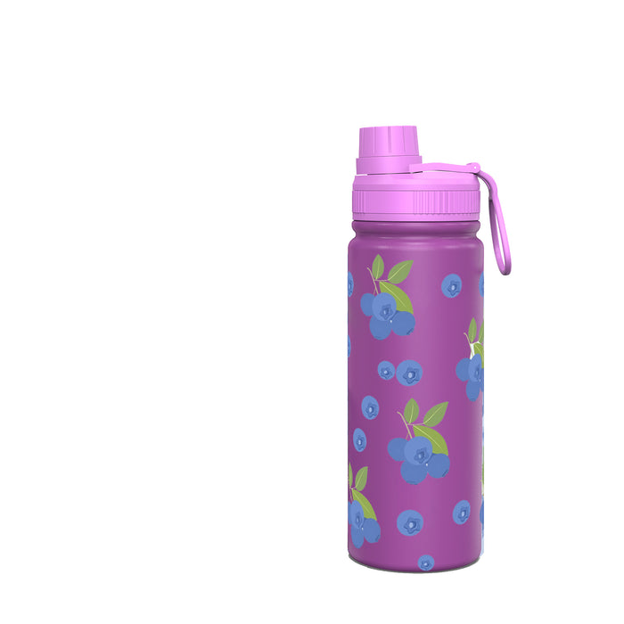 Wholesale Purple Space Pot Thermos Cup Stainless Steel Sports Fruit Print Cartoon Portable Travel Water Cup
