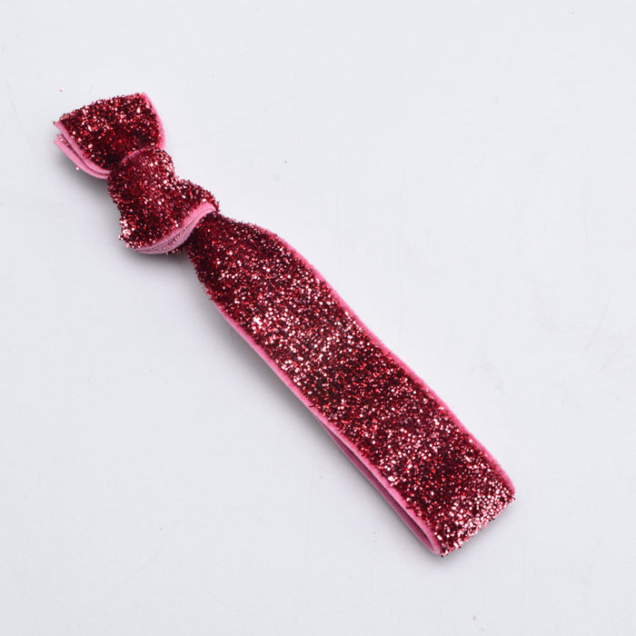 Wholesale Sequin Knotted Hair Tie JDC-HS-CaiS001
