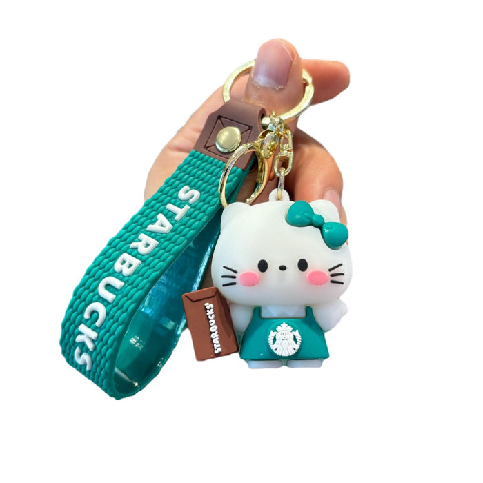 Wholesale Cartoon Doll Silicone Keychain JDC-KC-PengYu31