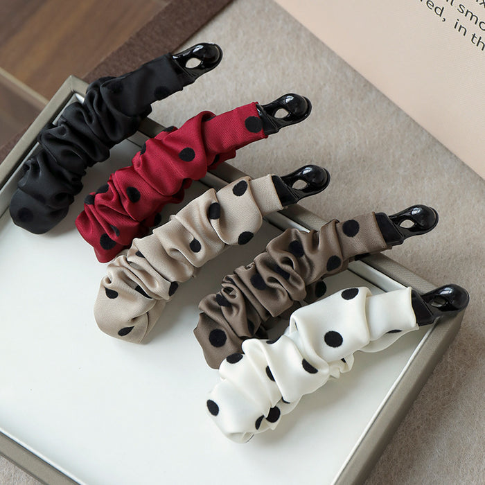 Wholesale Pleated Banana Clip Vertical Clip Women's Ponytail Clip Horizontal Clip Headwear Hairpin