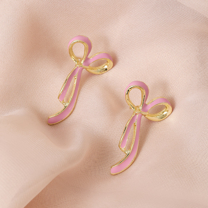 Wholesale Purple Bow Retro French S925 Elegant