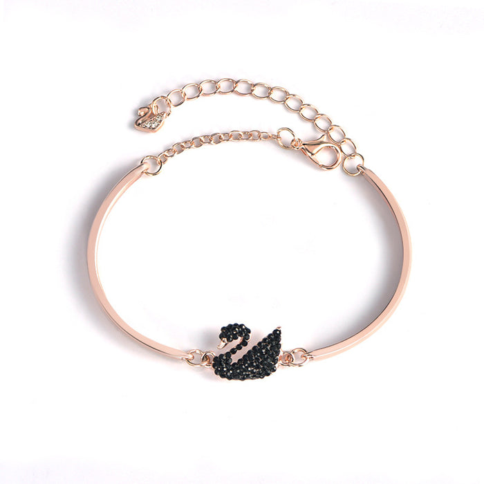 Wholesale Swan Bracelet Diamond Bracelet Bracelet Cross-border Micro-source Jewelry