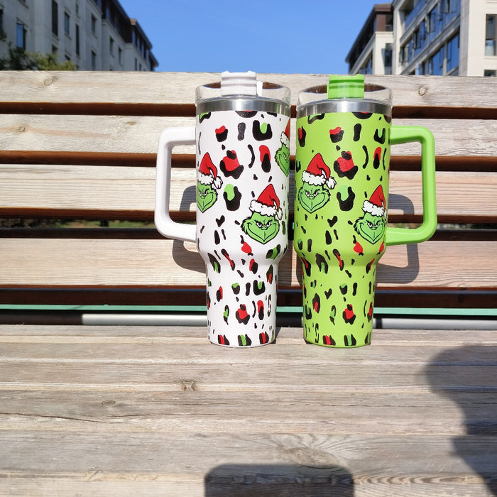 Wholesale 304 Stainless Steel Christmas Series 40oz Insulated Car Cup MOQ≥2