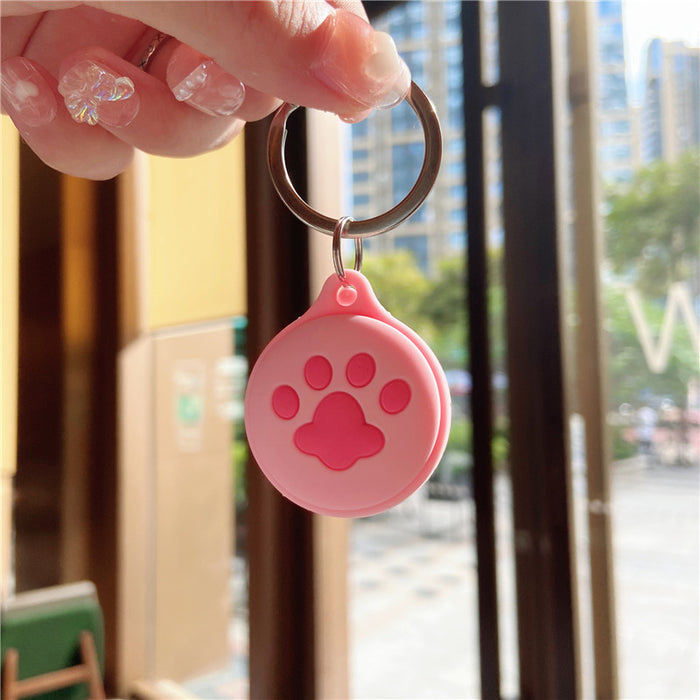 Wholesale PVC Protective Cover Cartoon Cute Anti-lost Device Silicone Protective Cover Keychain JDC-KC-YiJia001