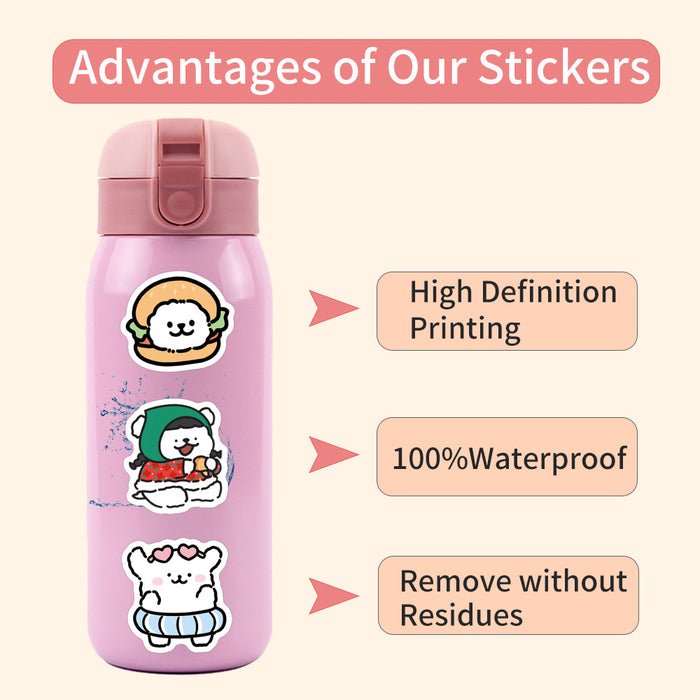 Wholesale 105PCS Cartoon Graffiti Decorative Refrigerator and Skateboard Personality Stickers