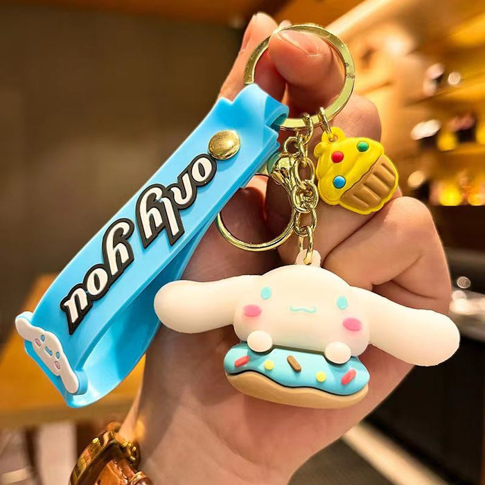 Wholesale Cartoon Doll Silicone Keychain JDC-KC-Tingm203