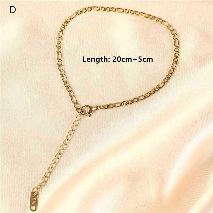 Wholesale Titanium Steel 18K Gold Plated Chain Legs JDC-AS-ChunLing001