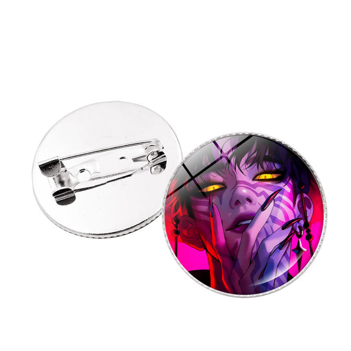 Wholesale Versatile safety pin brooch for bags and clothing accessories