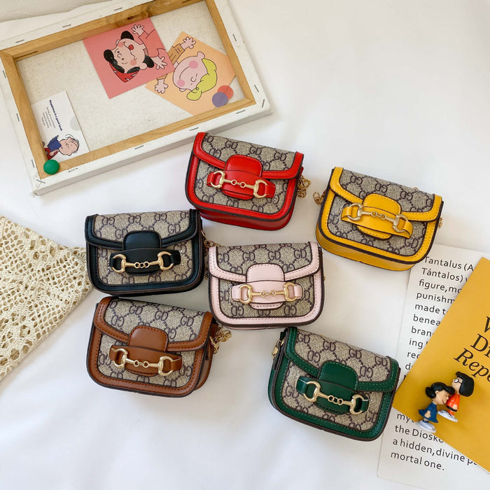 Wholesale Children's Shoulder Bag Fashion Girl's Chain Shoulder Crossbody Bag Coin Purse